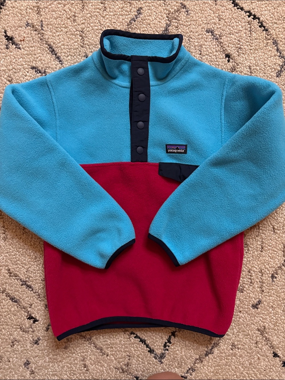 Patagonia kids fleece jacket xs (5/6 ) NWOT